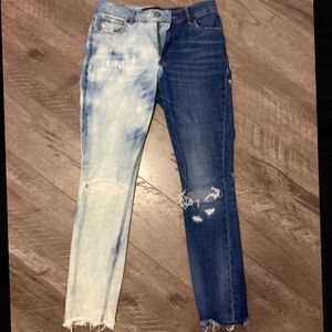 Half bleached EXPRESS JEANS